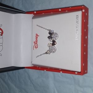 mickey and Minnie necklace